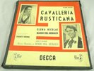 2 LP CAVALLERIA RUSTICANA MASCAGNI NICOLAI DEL MONACO GHIONE OPERA LIRICA 1956