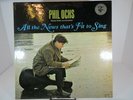 PHIL OCHS All The News That's Fit To Sing EKL269 LP Vinyl 1964 MONO VG+ c VG+