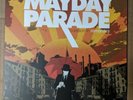 MAYDAY PARADE  Rare  A Lesson In Romantics Orange Yellow Marbled Vinyl pop punk