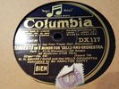 ELGAR CONCERTO IN E FOR CELLO & ORCHESTRA W H SQUIRE COLUMBIA DX117-120