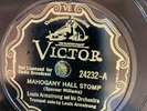 Victor 24232 Louis Armstrong Or MAHOGANY HALL STOMP  Jazz 1933 78 rpm EE+