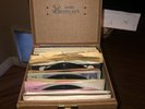 45 RPM Vinyl Records with Case - Rare - 70+ records-cardboard  and paper sleeves