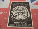 MOTORHEAD Over Kill New LP 1979 Original ADVERT/POSTER and TOUR DATES Rare