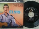 Elvis Presley - Original USA  EPA 994 RARER Silver Lined Strictly Elvis  EP + PS