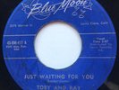 Doo Wop Rockabilly 45 Toby And Ray Blue Moon Lbl.
