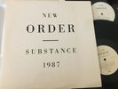 NEW ORDER - SUBSTANCE 1987 - ORIGINAL QWEST RECORDS 2LP embossed cover EX/EX
