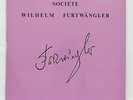 DE MACHULA, FURTWANGLER - BRAHMS symph.1 SCHUMANN cello cto PRIVATE SWF LP EX++