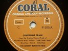 Rockabilly  78 RPM JOHNNY BURNETTE TRIO LONESOME TRAIN/ TRAIN KEPT A-RO