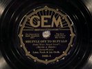 78 RPM -- 3 rare label GEM 78s: 3405, 3439, 3468, Feldkamp, Schubert, Nash, Jazz