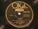 JAZZ FRANKIE TRUMBAUER ORCH SMITH BALLEW Louise OKEH 41231