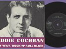 EDDIE COCHRAN My Way Sweden PS/45 1963 Rock 'N' Roll Blues SWEDISH rockabilly