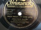 COUNTRY UNCLE DAVE MACON FRUITJAR DRINKERS Bruns 80091 Crazy Bout Saro Jane E+