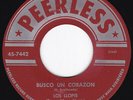 Afro-Cuban Rock 'n' Roll Guitar LOS LLOPIS Busco Un Corazon 45 Peerless HEAR