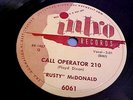 Rusty McDonald - EX SHELLAC + EX AUDIO - Call Operator 210 (Country Bop/Blues)