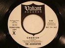 THE ASSOCIATION  CHERISH  / DON'T BLAME THE RAIN  VALIANT DJ PROMO ROCK