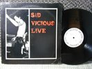 Sid Vicious vg+ Creative Artists LP Live