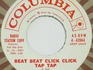 CAROL HALL Beat Beat Click Click / I Wish I Was Train COLUMBIA 45 popcorn HEAR