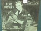 Elvis Presley RCA 47-6643 Love Me Tender 45 W/ Rare Green Sleeve Original 1956