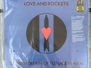 LOVE AND ROCKETS seventh dream USA LP new BLUE VINYL limited #0886/1500 bauhaus