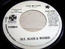 SLY, SLICK & WICKED- STAY MY LOVE- (PROMO) SOUL 45, PARAMOUNT PAA-0165 (VG+/EX)
