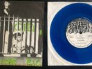 UK SUBS CID BLUE VINYL RARE PUNK 7