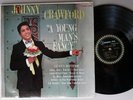 JOHNNY CRAWFORD   AUTOGRAPHED cover, YOUNG MAN'S FANCY, CINDY'S BIRTHDAY LP, VG+