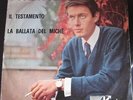 FABRIZIO DE ANDRE' - IL TESTAMENTO/ LA BALLATA DEL MICHE' 1963