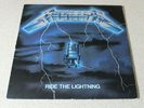 metallica ride the lightning 1984 very rare banzai records (canada) issue