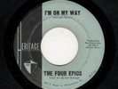 RARE WHITE PHILLY DOOWOP-FOUR EPICS-I'M ON MY WAY/WHEN THE MUSIC ENDS-HERITAGE 1