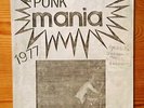 PUNK MANIA #1 UK 1977 ORIG PUNK FANZINE CHELSEA DRONES BUZZCOCKS SLAUGHTER & THE