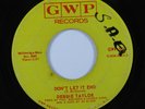 Northern Soul 45 DEBBIE TAYLOR Don't Let It End GWP HEAR