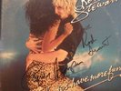 ROD STEWART & CARMINE APPICE  SIGNED BLONDES HAVE MORE FUN LP  COA