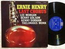 ERNIE HENRY Last Chorus LEE MORGAN ORIG RIVERSIDE JAZZ LP DG VG++