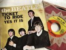 VG++/ NM “Ticket To Ride” Picture Sleeve & 45 with Rare, Generic Capitol sleeve