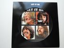 THE BEATLES SUPER RARE U.S. PICTURE DISC ' LP ' LET IT BE ' RED APPLE - NR MINT