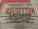 LED ZEPPELIN NEW BARBARIANS Live At Knebworth Park 1979 Orig NME ADVERT/POSTER