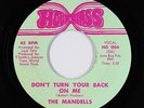 Northern Soul 45 - Mandells - Don't Turn Your Back On Me - Hourglass - VG++ mp3