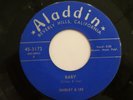 Shirley & Lee Baby / Shirley, Come Back To Me ALADDIN 45 RARE R&B SOUL