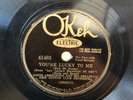 HOT JAZZ Louis Armstrong or Okeh 41463 Memories of You/You're Lucky to Me V++