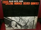 The HORACE SILVER QUINTET Finger Poppin' 1959 W.63rd BLUE NOTE  4008 D.G, EX. LP