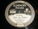 1920s Edison 82228 ed1 DIAMOND DISC Vasa Prihoda, violin: De Sarasate, Dvorak.
