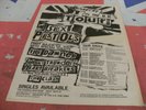 SEX PISTOLS CLASH DAMNED Anarchy In The UK Tour 1976 Original ADVERT/POSTER