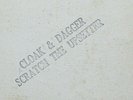 1st Press LEE PERRY LP  SCRATCH THE UPSETTER CLOAK & DAGGER -  BLACK HEART label