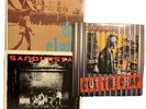 The Clash, 3 vinyl records, Sandinista, Cut The Crap, Black Market Clash