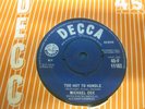 RECORD 7” SINGLE MICHAEL COX TOO HOT TO HANDLE