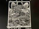 Samael  91 Worship Him Black Metal White/black Marble Vinil Reissue Osmoze
