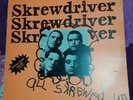 SCREWDRIVER-- ALL SCREWED UP 1ST LP ORANGE SLEEVE 1977  CHISWICK MINT LP V. RARE