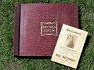 Elsie Carlisle. 10 x 78rpm vintage discs in book with 1939 “Rex” picture leaflet