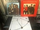 TELEVISION 3LP lot: Marquee Moon Adventure Self Titled LP - Sealed/Near Mint/VG+
