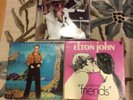 ELTON JOHN Greatest Hits 1 & 2 (EX) Caribou (VG-) Friends (VG) Vinyl Record LP